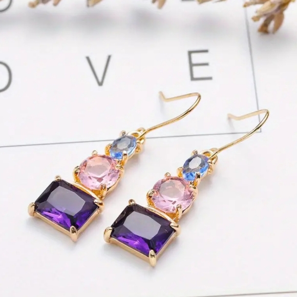 Gemstones Earrings - Picture 4 of 5
